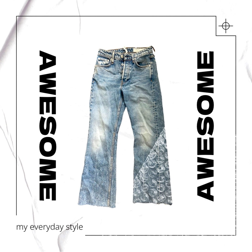 NWT RAG & BONE MAYA HIGH RISE CROPPED JEANS FRAYED  ❤️IN STORES❤️